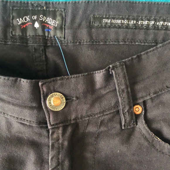 Jack of Spades High Roller Black Designer Denim - Picture 3 of 5